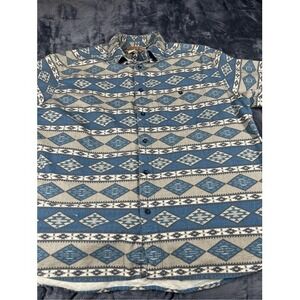 Vintage‎ Cabelas Deerskin Soft Chamois Size XL Aztec Geometric Southwest